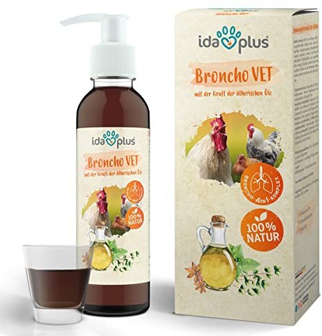 Ida Plus BronchoCare 200 ml für Hühner & Küken - unterstützt zielgerichtet die Atemwege - optimale Unterstützung gegen Hühnerschnupfen - beugt Mängeln vor - mit wertvollen ätherischen Ölen