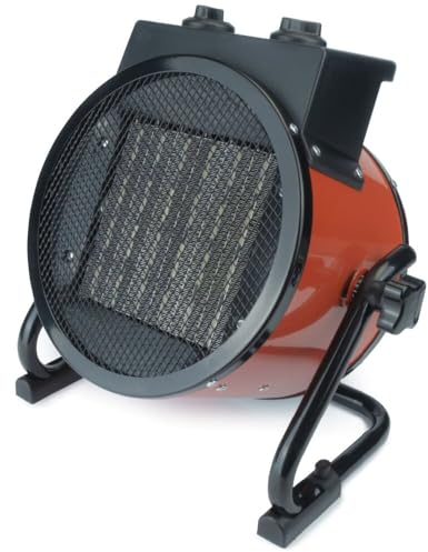 Korona 60002 Elektrischer Heizlüfter | Keramik-Heiztechnologie | Leistungsstarkes Heizgebläse | 2in1 Heizlüfter und Ventilator | 3.000 Watt | Für große Räume, Baustelle, Garage, Werkstatt, Büro