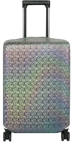 Explore Land Reisegepäckabdeckung, Koffer-Schutz, passend für 45,7-81,3 cm Gepäck, Reflektierendes Metallic, L (68,58 cm-76,20 cm)