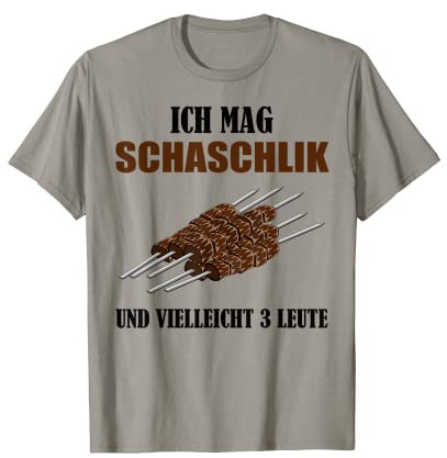 Kebab skewers, shashlik lovers saying, meat skewer T-Shirt