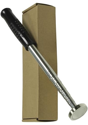 Outil magnétique télescopique de 16,3 kg, outil de ramassage magnétique, gadget pour homme, cadeau pour homme pour réparation automobile, menuiserie, etc. Extensible jusqu'à 104,1 cm Petit outil