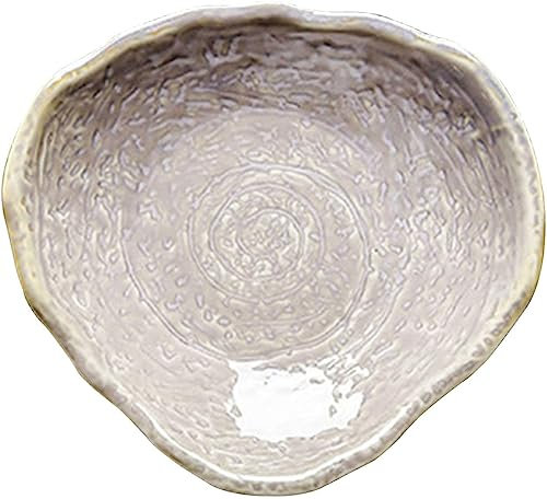 Assiette creuse, assiettes creuses bols, bol de service à salade de pâtes triangulaires, assiettes creuses profondes, grand bol peu profond, assiette à salade grand service en céramique, bol poke-gris