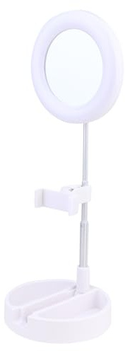 Selfie Ring Light 4 Section 64 LED Circular White Lamp | Abs Aluminium Build, 5v Supply with 6-12w Power, for Live Video Photography Makeup