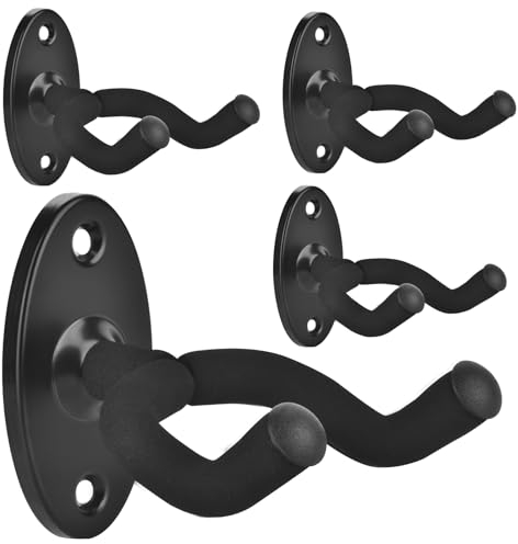 MOREYES Gitarrenhalterung Wand, Gitarrenhalter für die Wand, Gitarren Wandhalterung für gitarre, Bass, E-Gitarre