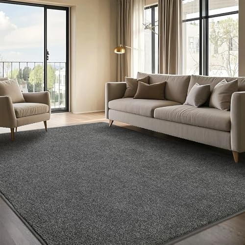 Rtizon Area Rug for Living Room, Non-Slip Rugs for Boys's Bedroom, 4x6Ft Washable Carpet with Memory Foam for Bedside Office Dorm Entryway Hallway,Black and White