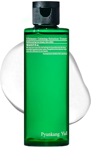 [PKY] Pyunkang Yul Ultimate Calming Solution Toner für empfindliche Haut mit patentierten Inhaltsstoffen, beruhigt intensiv und lindert Rötungen mit Cica und Teebaum, koreanische Hautpflege 110ml