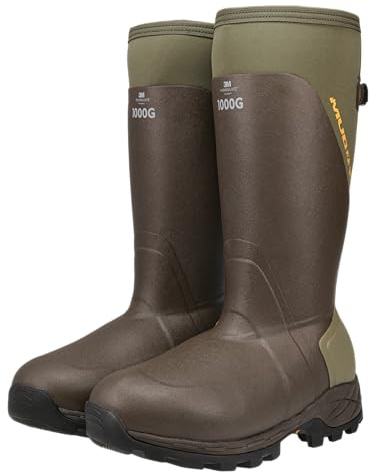 Muddy Outdoors DV8 17 1000 Gram Insulated Rubber Boots Rubber Clay Men's 11 D