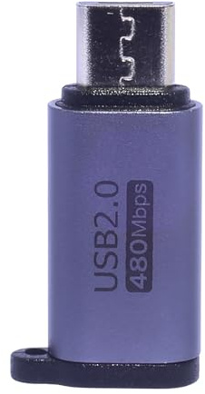 Exingk Adaptadores de transferencia rápida de datos USB C hembra a micro USB macho tipo C hembra a micro USB macho y transmisión de sincronización de datos