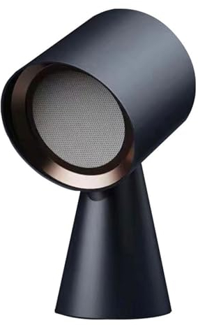 DISHENGZHEN Portable Range Hood, Low-Noise Desktop Range Hood with 2 Speed, Detachable Aluminum Filter, Large Oil Collection Cup, Cooker Hood Exhaust Fan for Indoor BBQ Hot Pot black