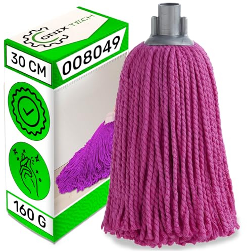 Universale Rosa Testa del Mop in Microfibra ha una Lunghezza di 300 mm - ONIX TECH