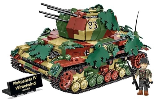 Cobi Flakpanzer IV Wirbelwind - Executive Edition – Klemmbaustein-Set bestehend aus 1195 Bauelementen – Artikel-Nr. 2593 – Kompatibel mit Klemmbausteinen Anderer Hersteller