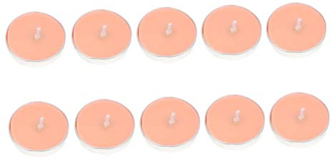 MAGICLULU Schwimmkerzen Aus Paraffinwachs Geruchlos 3,5cm Kleine Dekokerzen Für Hochzeiten Events Und Romantische Wasserdekoration 10 Stück Rosa