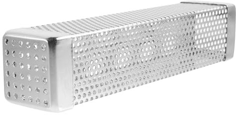 CANIGHT Edelstahl Bbq Räucherbox Für Holzspäne Tragbare Grill-räucherbox Für Gas Und Holzkohlegrills Rostfrei Und Langlebig Perfektes Grillzubehör Für Familie Und Freunde Beim Bbq