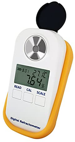 OUTFYT Digital-Refraktometer, Molkereikuh-Kolostrum-Konzentrationsmesser, Protein-Inhalt-Tester-Messgerät,Effizient Und Nachhaltig