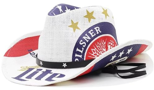 Zghhc Stroh-Cowboy-hüte, Cowboy-Strohhut, Western-Cowboy-Hut, Strand, Reisen, Sonnenhut, Rollrand, Frühling, Sommer, Cowboy-hüte Für Damen Und Herren