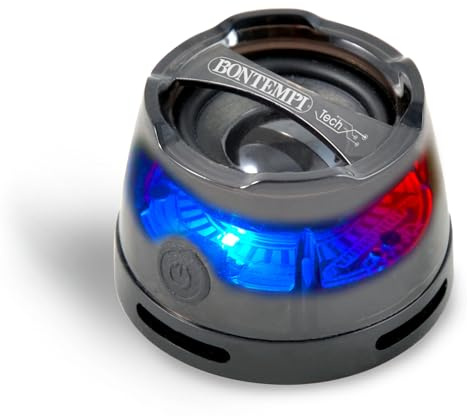 Bontempi | Mini Speaker Wireless con Base Magnetica, Funzione TWS, USB Tipo-C, Ø 57mm, H 36mm