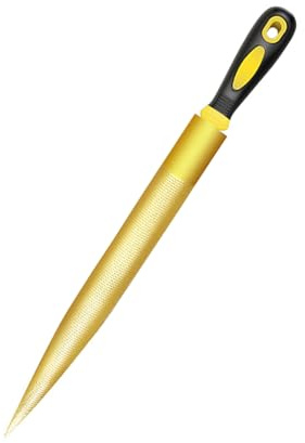 Lima de mano de acero para carpintería, afilado, herramienta de escofina de madera cónica de 10.2 cm/15.2 cm/20.3 cm/25.4 cm/30.5 cm