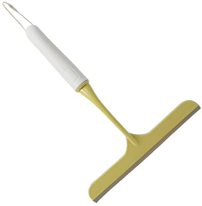 Raclette pour Verre de Douche – Raclette en Acier Inoxydable | Raclette de Douche Robuste, sans Traces pour Miroir et fenêtre pour Porte de Lunettes, Nettoyage en Profondeur