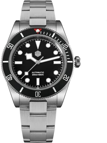 watchdives San Martin Herrenuhr SN008GD BB58, 40 mm Taucheruhr NH35 Automatische mechanische Uhren, Luxus-Taucheruhr 20 Bar wasserdichte Armbanduhr für Männer