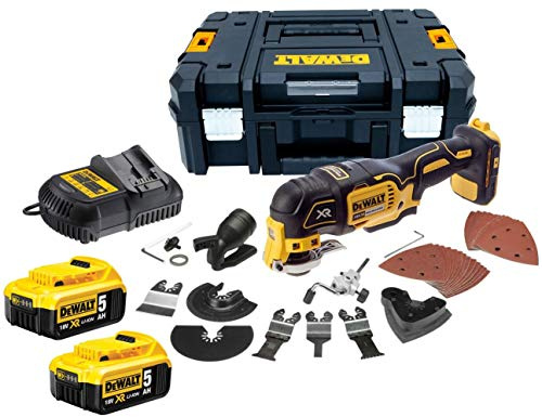 Dewalt DCS355P2 18v XR Brushless Oscillating Multi Tool + 35 Accessory 2X 5.0AH