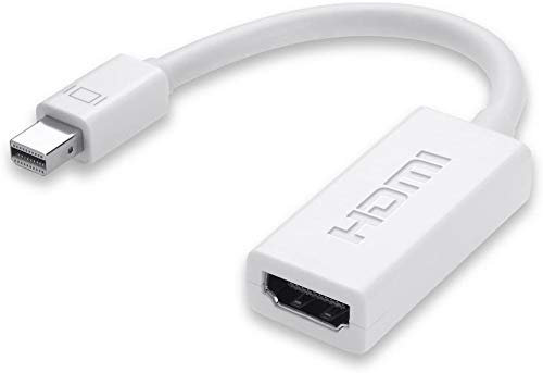 Mr. Gadget Solution® Adaptateur Mini DisplayPort mâle vers HDMI femelle Blanc