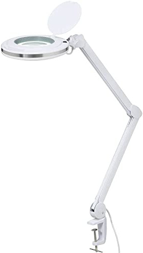 TOOLCRAFT TO-7173468 LED LUPPLAMPA 60 SMD LED 3D 1,75 X Förstoringsfaktor=1.75 x 12.7 cm 2021 Energieffektivitetsklass