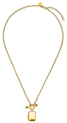 Purelei® Soulmate Medaillon Kette (Gold) – Elegante, verspielte Halskette – Edelstahl 18K vergoldet – Damen Kette mit aufklappbarem Anhänger – Hawaiianisch inspiriert & wasserfest