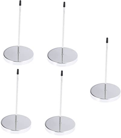NUOBESTY 5piezas Tenedor Para Menú De Restaurante Porta Facturas Inoxidable Multifuncional Para Oficina Aguja