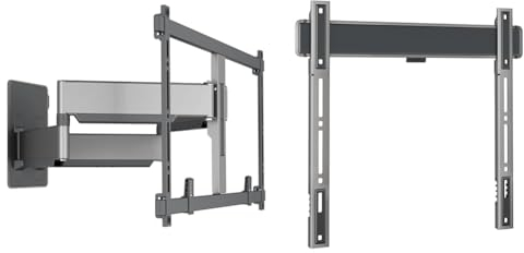 Vogel's Elite TVM 5855 Schwenkbare TV-Wandhalterung & Elite TVM 5405 Extrem Flache TV-Wandhalterung für 32-77 Zoll Fernseher