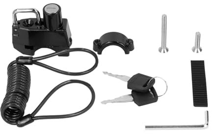 ziyany Elektroroller-Helmschloss, Lenker-Diebstahlsicherung, Fronthaken for Aufhängen des Kleiderbügels for Xiaomi M365 Pro 1S Pro2