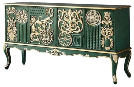 EINES Sideboard-Buffetschrank Nordic Eingang Schrank Licht Luxus Massivholz Eingang Lagerung Schrank Küche Lagerung Schrank Esszimmer Sideboard Küchenbuffet-Aufbewahrungsschrank(M:170X40X91CM)