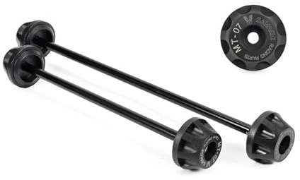 Sturzpads Rahmenschutz Fallschutz Hinten Vorderachse Gabel Crash Slider Für Yamaha MT-07 FZ-07 2014-2024 XSR700 MT07 FZ07 Motorrad Rad Schutz XSR 700 MT FZ 07(A Front and Rear)