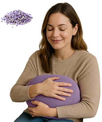 3HQ Lavender Weighted Pillow for Adults & Kids - 3.3lb Calming Sensory Pillow with Even Weight Distribution, Aromatherapy for Stress Relief, Anxiety, Sleep Support & ADHD