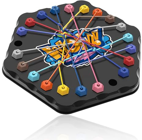 Seilentwirrung Logikspiel Für Kinder Und Erwachsene, Knobelspiel Mit 3 Schwierigkeitsstufen, Pädagogisches Puzzle Für Konzentration, Familien- Und Reisespiel 2–4 Spieler