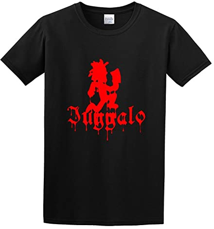 AUGFINDADREAM Men's Proud Hatchetman ICP Juggalo Cotton T Shirt Black L
