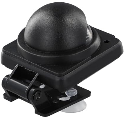 Eawfgtuw Navigations-Armaturenbrett für Kompass für Auto, Fahrrad, Radfahren, Wandern – magnetischer Richtungsmesser mit umgekehrtem Stahl für genaue Überschriften, 57 x 58 x 57 mm, schwarzes ABS