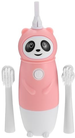 FRCOLOR Kinder Elektrische Zahnbürste Automatische Zahnbürste für Zähne und Zahnfleisch Ipx7 PP Aufsteckbürste 1 Satz