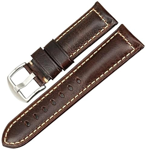 Klockarmband klocktillbehör mode rött läder klockarmband för smartwatch armband vintage klockarmband, 3XL, Acetat, Ingen ädelsten
