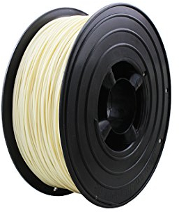 3D Filament 1kg B-Ware Filament Rolle in verschiedenen Farben Rot Gold Silber Grün Blau Braun Lila Violett Beige Transparent Gelb Orange Schwarz Weiß (Elfenbein (B-Ware))