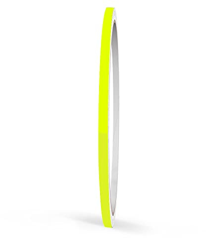 Motoking Zierstreifen, Neon Gelb Fluoreszierend, 6 mm Breite, 10 m Länge, Aufkleber Folie Auto Boot Motorrad Wohnmobil Wohnwagen & mehr