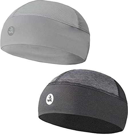 EMPIRELION Unterziehmütze Helmmütze Fahrradmütze Laufmütze Herren Schlafmütze Leichte Dünn Sommer Radmütze Skull Cap für Herren Damen
