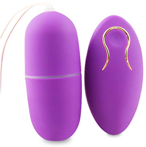 10 Frequency Waterproof Quiet Mini Love Eggs Bullet Tool Massage Ball for Women Pleasure, Powerful Soft Silicone Jump Eggs for Personal Body Relax, Mini Bullet Purple