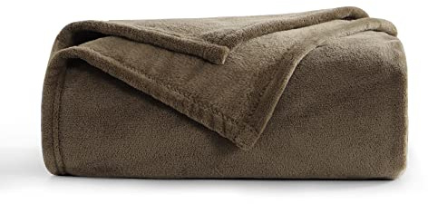 Aisbo Kuscheldecke Flauschig Decke Braun - Fleecedecke 150x200 cm Sofadecke Couchdecke, Weich Kuschelige Wohndecke für Wohnzimmer Sofa Couch Blanket Warme Decke XL