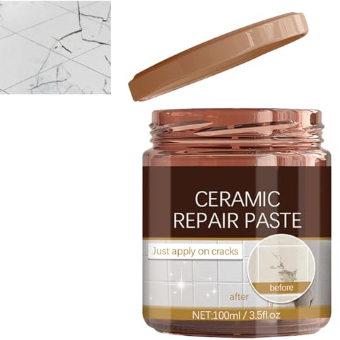 KOAHDE Pasta di Riparazione per Piastrelle in Ceramica, Ripara Graffi e Crepe, Adesione per Riparazione Di Ceramica