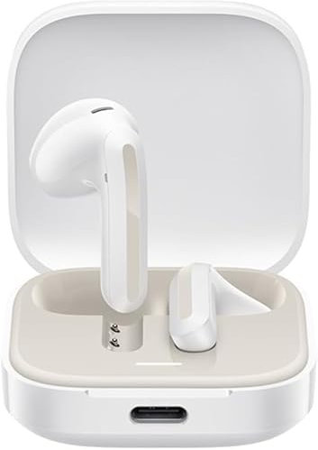 Xiaomi Redmi Buds 6 - Casque sans Fil Bluetooth à Réduction de Bruit | Casque sans Fil avec 30h D'autonomie : Casque avec Triple Microphone : Ecouteurs Blancs