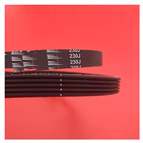 Courroie Transmission Courroie D'entraînement 230J/PJ584 3/5 Nervures en Caoutchouc Multi-rainure Ceinture Multi-Coins Tapis Roulant Moto Fitness Courroie D'entraînement(5Ribs)