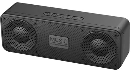 Teksome Enceintes Extérieures,Haut-Parleur Intelligent sans Fil - Amplificateur Audio Basses étanche pour Camping, Fête, Terrasse, Douche, Voyage, Salle de Classe, Extérieur, Voiture, Salle de Sport,