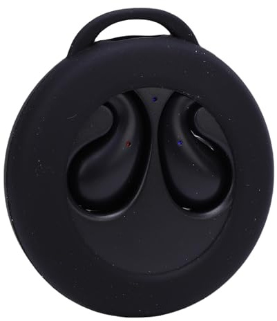 Fockety Écouteurs Invisibles pour Dormir, Mini écouteurs Bluetooth 5.3 pour Dormir sur Le côté, Casque sans Fil antibruit pour la Course, l'entraînement et Les tâches ménagères (Black)