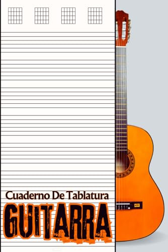 Cuaderno De Tablatura Guitarra: Libro de Tablaturas para Guitarra – Ideal para Componer, Practicar y Registrar tus Canciones (112 Páginas)