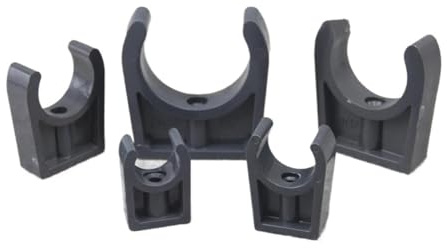 WUSHADEHANS Abrazaderas de Tubo, Abrazadera de Tubo de PVC en Forma de U, Varios tamaños(Inner DIAMETER-75MM)